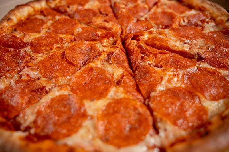 Punch Pepperoni Punch pizza loaded with pepperoni